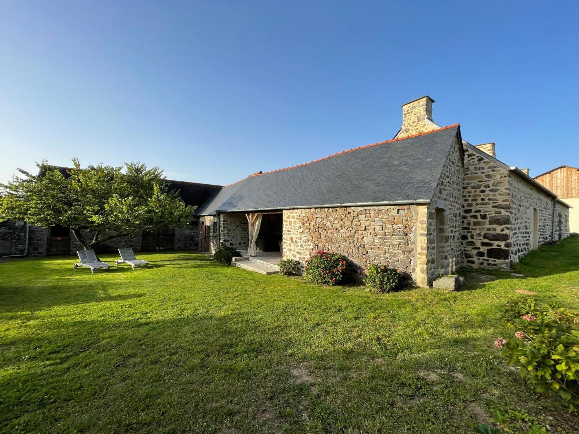 Les Cottages Du Manoir, Jacuzzi -Crozon Exterior foto